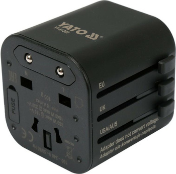 YATO ADAPTER PODRÓŻNY UNIWERSALNY