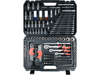 YATO ZESTAW KLUCZY  198el  1/2"/3/8"/1/4"