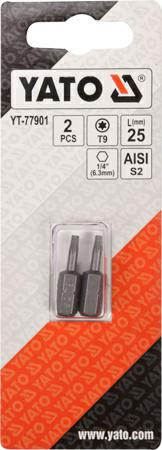 YATO KOŃCÓWKA 1/4"x25mm TORX T 9 /2szt.