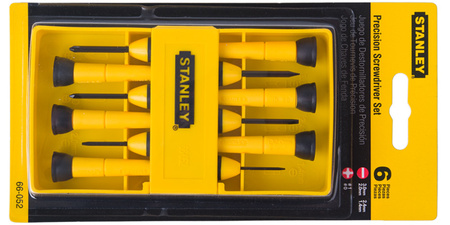 STANLEY ZESTAW WKRĘTAKÓW 6 elem. "ZEGARMISTRZOWSKIE" 66-052