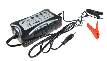 YATO PROSTOWNIK ELEKTRONICZNY 6V / 12V 4A 0-200Ah MOKRY/ŻELOWY/AGM