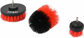 YATO ZESTAW SZCZOTEK NA WIERTARKĘ 3szt.HEX