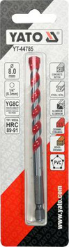 YATO WIERTŁO UNIWERSALNE HEX  8mm