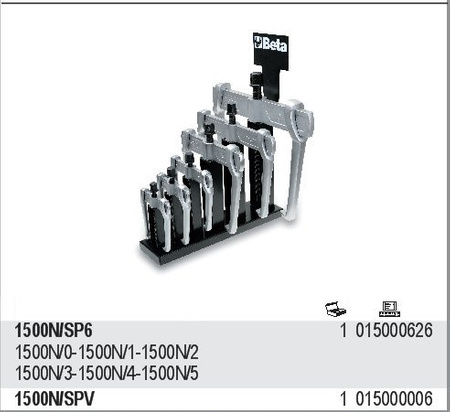 BETA ŚCIĄGACZ UNIWERSALNY DWURAMIENNY 220mm 1500N/4
