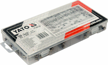 YATO BEZPIECZNIKI SZKLANE 6X30mm MIX  120el.