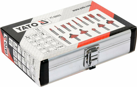 YATO FREZY KSZTAŁTOWE 15cz.