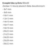 BETA KLUCZE PŁASKIE KOMPLET 13szt 6-32mm
