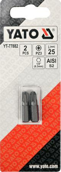 YATO KOŃCÓWKA 1/4"x25mm PZ3 /2szt.