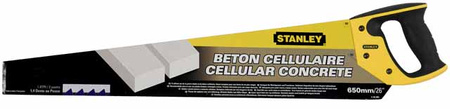 STANLEY PIŁA DO BLOCZKÓW Z BETONU KOMÓRKOWEGO 650mmx1,2