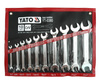 YATO KLUCZE PŁASKIE SATYNOWANE 10 elem. 6-27mm. ETUI 0380