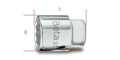 BETA NASADKA 6-KĄTNA 1/4" 4mm