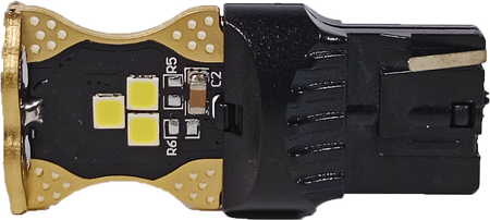 Żarówki W21W LED 9 LED 9-24V MLEC Biała 6000k