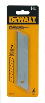 DEWALT OSTRZA 25mm HARTOWANE  3szt.