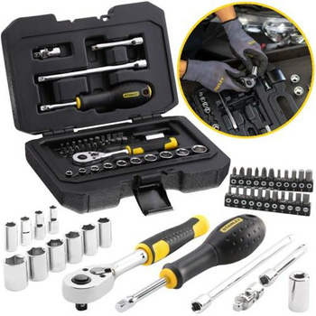 STANLEY ZESTAW KLUCZY  38el.  1/4"