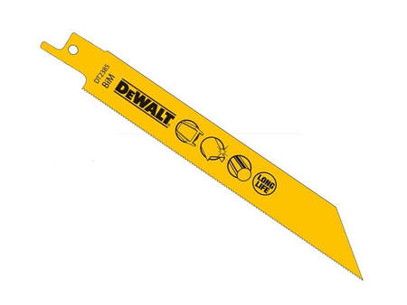 DEWALT BRZESZCZOT DO PIŁY SZABLASTEJ 152x1,1mm S922AF METAL /5szt.