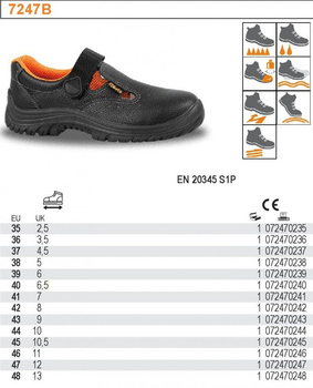 BETA SANDAŁY 7247B SKÓRZANE – ROZMIAR 41