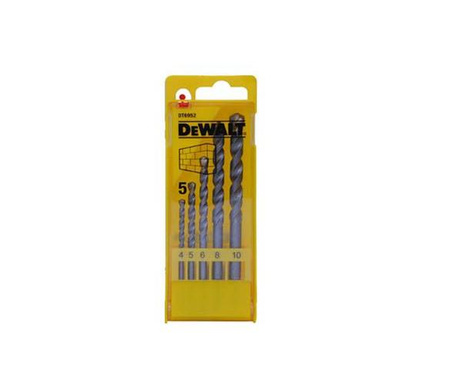 WIERTŁO DO BETONU WIDIA KOMPLET 5elem. 4,5,6,8,10mm