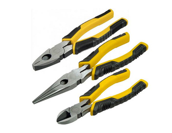 STANLEY SZCZYPCE DYNA GRIP KOMPLET 3 elem. UNIWERSALNE/BOCZNE/PROSTE WYDŁUŻONE