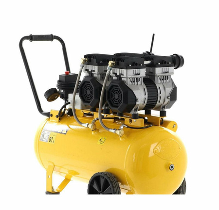 STANLEY SPRĘŻARKA BEZOLEJOWA WYCISZONA 50L/2,6KM/8BR