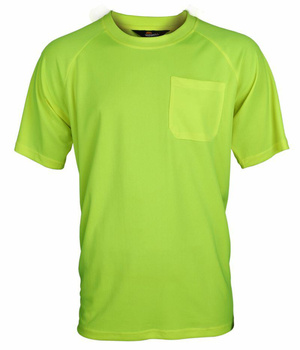 T-SHIRT OSTRZEGAWCZY COOLPASS BEZ TAŚM ODBLASKOWYCH ŻÓŁTY-FLUORESC. VWTS10-A ROZMIAR L