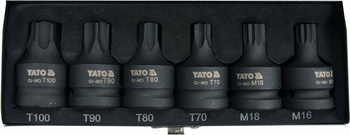 YATO ZESTAW UDAR. KLUCZY TRZPIEN. TORX/SPLINE