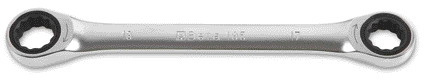 BETA KLUCZ OCZKOWY Z MECHANIZMEM ZAPADKOWYM, DWUSTRONNY, DWUNASTOKĄTNNY 8x10mm