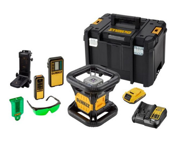 DEWALT.LASER OBROTOWY 18V DCE079D1G ZIELONY SAMOPOZIOM.  76m 1x2,0Ah TSTAK