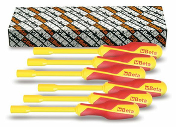 BETA KOMPLET KLUCZY NASADOWYCH W IZOLACJI DO 1000V, 5,5-13MM, 6 SZTUK 943MQ/S6