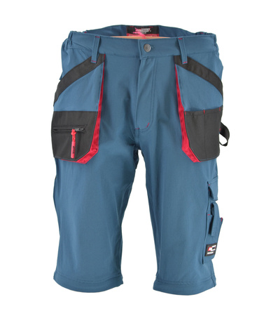 AWTOOLS SPODNIE SPODENKI ROBOCZE ODPINANE NOGAWKI T2/ PETROL/ S