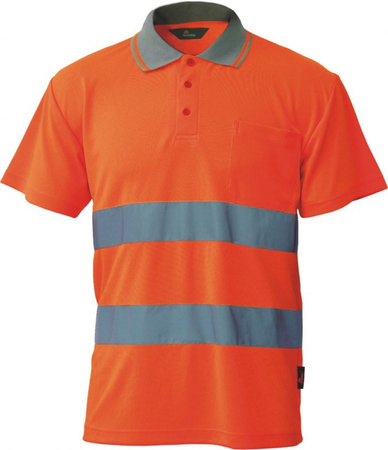 BETA KOSZULKA POLO COOLPASS OSTRZEGAWCZA VIZWELL VWPS01-A (POMARAŃCZOWA) - ROZMIAR XXL