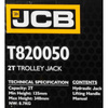 JCB DŹWIGNIK "ŻABA" 2T  135-340mm