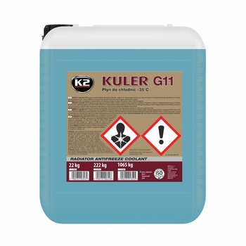K2 NIEBIESKI PŁYN DO CHŁODNIC KULER-35C NIEBIESKI 22KG