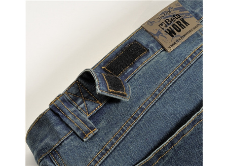 BETA SPODNIE Z DŻINSU ZE STRECZEM 7525 BOCZNA KIESZEŃ ROZMIAR M