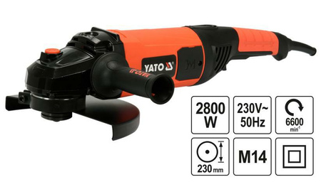 YATO SZLIFIERKA KĄTOWA 230mm 2800W  82110