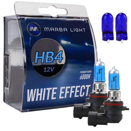 ŻARÓWKI MARBA LIGHT WHITE EFFECT HB4 555W 12V W5W