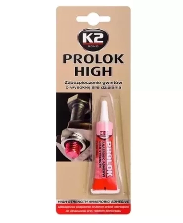 K2 KLEJ DO GWINTÓW PROLOK T275 HIGH CZERWONY 6ML