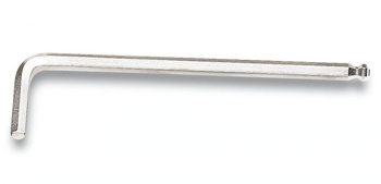 BETA KLUCZ IMBUSOWY /  TRZPIENIOWY KĄTOWY Z KOŃCÓWKĄ KULISTĄ, CHROMOWANY 5mm