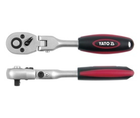 YATO GRZECHOTKA UCHYLNA 3/8" Z BLOKADĄ 72 - ZĘBY 0326