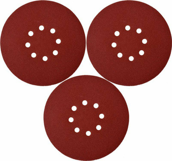 YATO KRĄŻEK ŚCIERNY SAMOPRZYCZEPNY 180mm  gr.180  8-OTWORÓW /3szt.