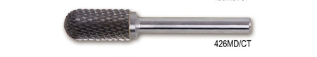 BETA PILNIK OBROTOWY Z WĘGLIKA SPIEKANEGO, WALCOWY ZAOKRĄGLONY  8 x 19
mm, TRZPIEŃ 6mm 426MD/CT8