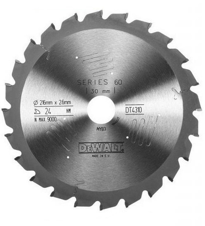 DEWALT PIŁA TARCZ.216x30mmx24z