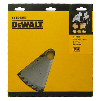 .DEWALT PIŁA TARCZ.250x30mmx40z ATB