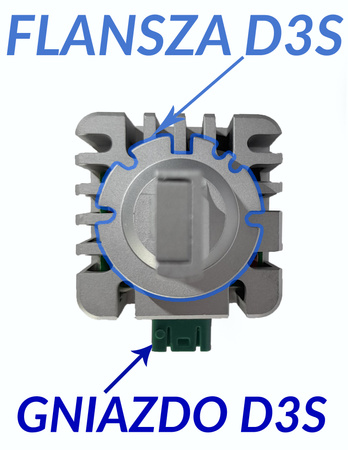 Żarniki D3S LED HID XENON 45W P&P ULTRA BIAŁY