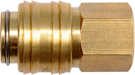 YATO SZYBKOZŁĄCZKA ŻEŃSKA GWINT WEWNĘTRZNY 3/8" MOSIĄDZ   24093
