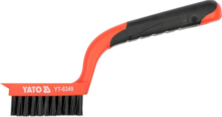YATO SZCZOTKA NYLONOWA 5-RZĘDOWA PLASTIKOWA RĄCZKA  6349