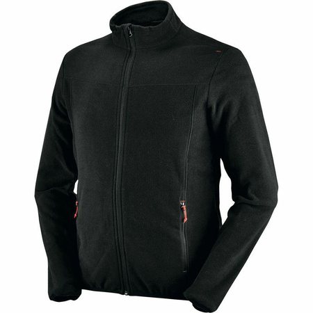 BLUZA GSTAAD Z MIKROPOLARU CZARNA L