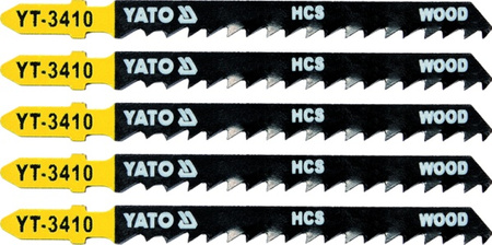 YATO BRZESZCZOT DO WYRZYNARKI 5szt. DREWNO TYP T  3410