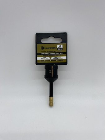 KORONA DIAMENTOWA M14   6mm WIERCENIE NA SUCHO /INDIAN PROFESSIONAL