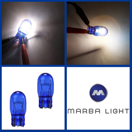ŻARÓWKI MARBA LIGHT WHITE EFFECT W21/5W T20 12V