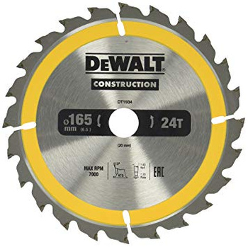 DEWALT PIŁA TARCZ.165x30mmx30z